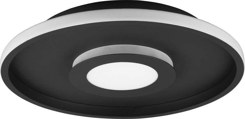Matně černé kovové LED stropní svítidlo ø 40 cm Ascari – Trio TRIO