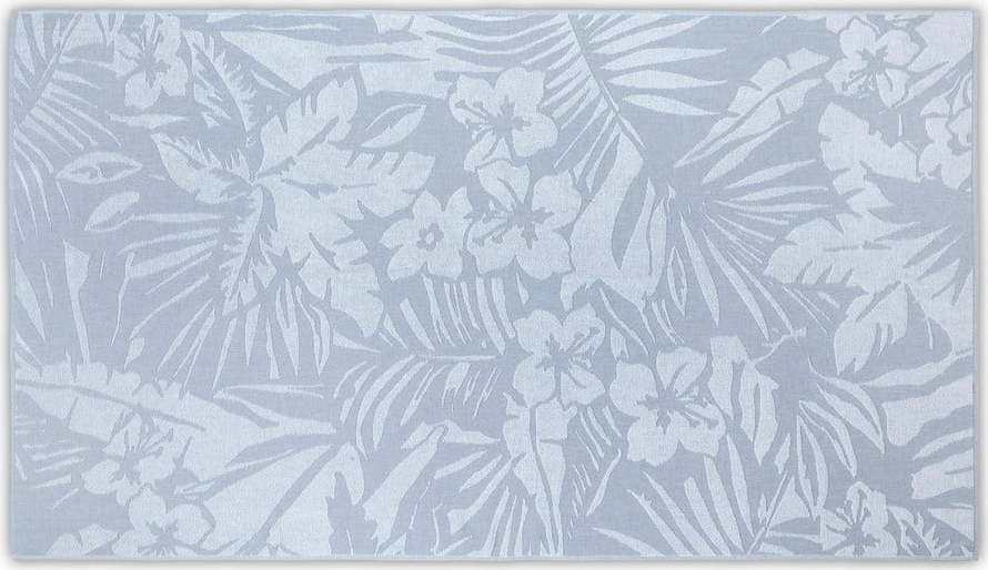 Modrá plážová osuška 180x100 cm Botanic - Foutastic Foutastic