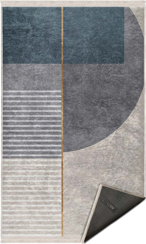 Modro-šedý koberec běhoun 80x200 cm – Mila Home Mila Home