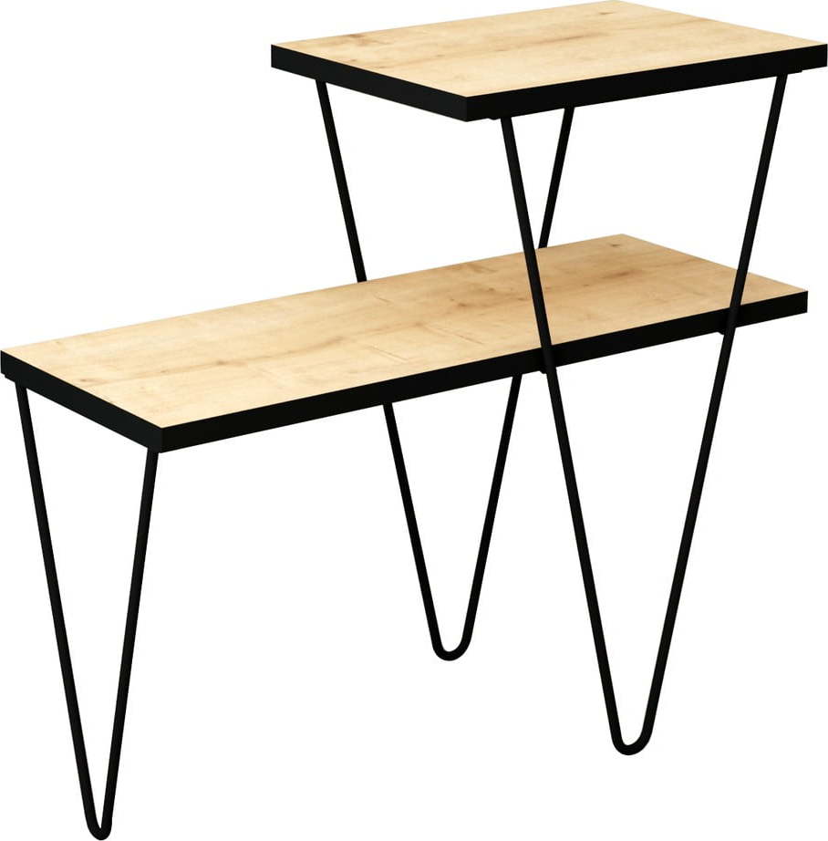 Odkládací stolek s deskou v dubovém dekoru 25x60 cm Toros – Gauge Concept Gauge Concept