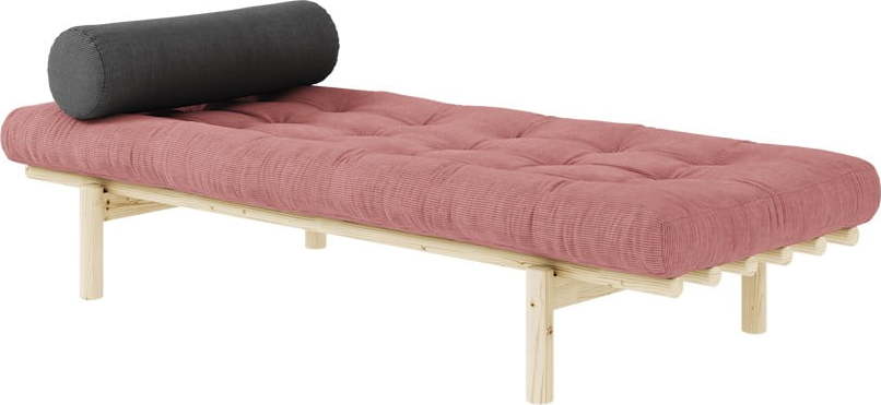 Růžová manšestrová pohovka 200 cm Next – Karup Design Karup Design