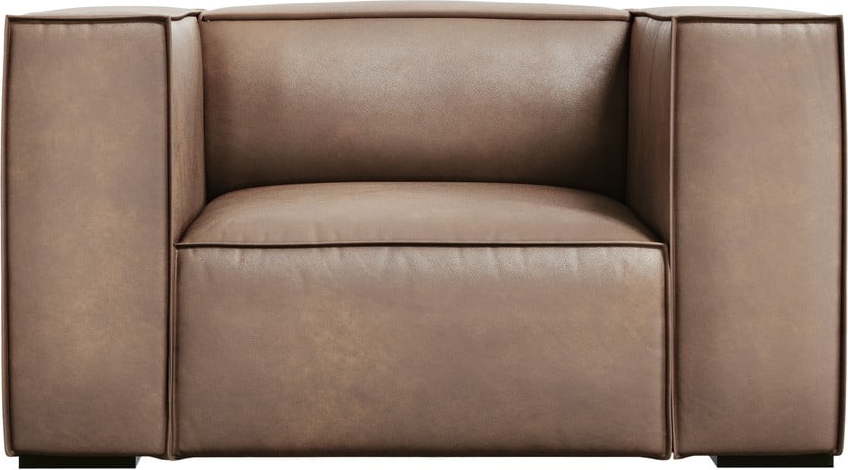 Světle hnědé kožené křeslo Madame – Windsor & Co Sofas Windsor & Co Sofas