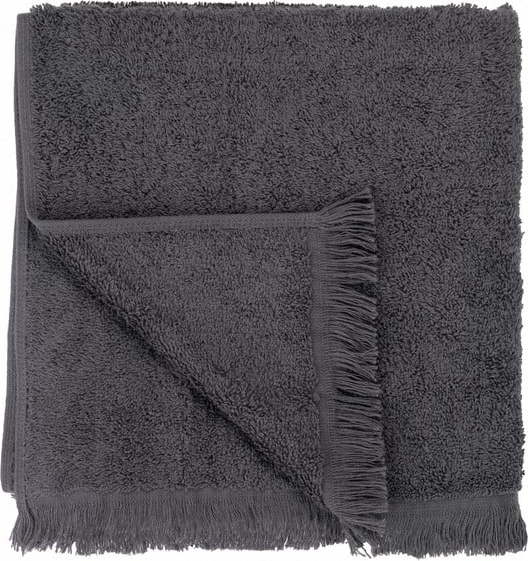 Tmavě šedý bavlněný ručník 50x100 cm FRINO – Blomus Blomus