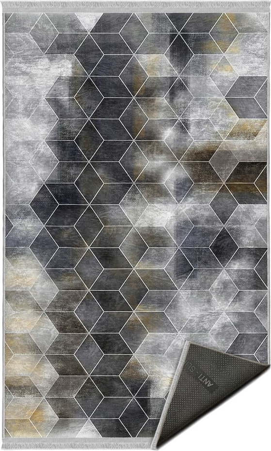 Tmavě šedý koberec běhoun 80x200 cm – Mila Home Mila Home