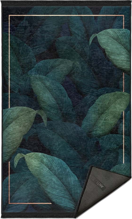 Tmavě zelený koberec běhoun 80x200 cm – Mila Home Mila Home