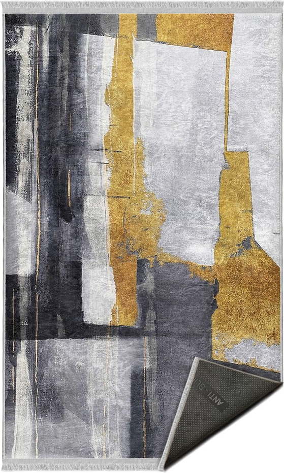 Žluto-šedý koberec 80x150 cm – Mila Home Mila Home