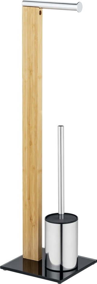 Bambusový stojan na toaletní papír se štětkou Tindari – Wenko WENKO