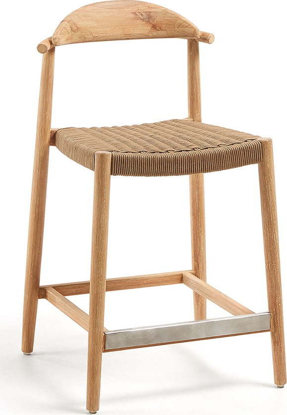 Barová stolička z eukalyptového dřeva Kave Home Glynis Kave Home
