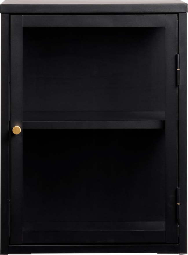 Černá kovová vitrína 45x60 cm Carmel – Unique Furniture Unique Furniture