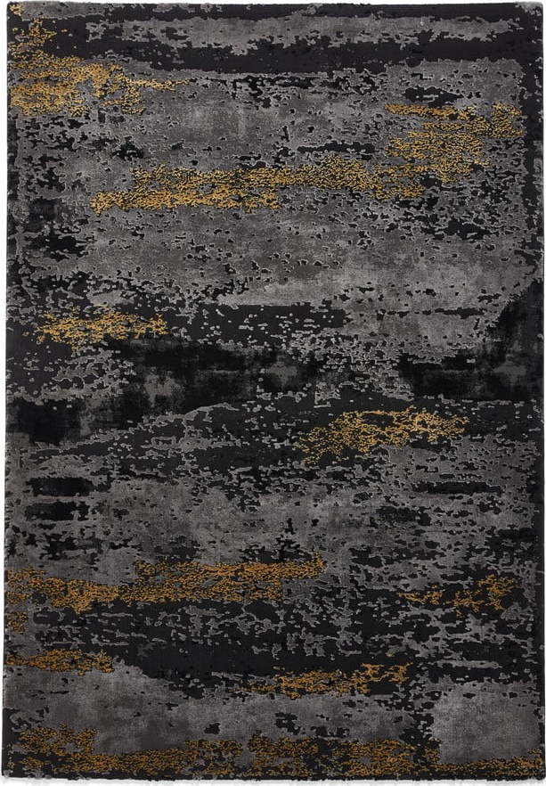 Černo-zlatý koberec 170x120 cm Craft - Think Rugs Think Rugs