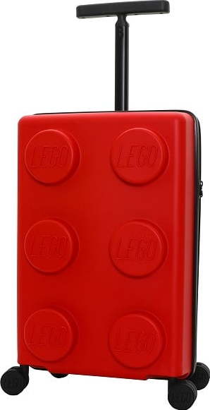 Červený dětský cestovní kufr LEGO® Signature LEGO
