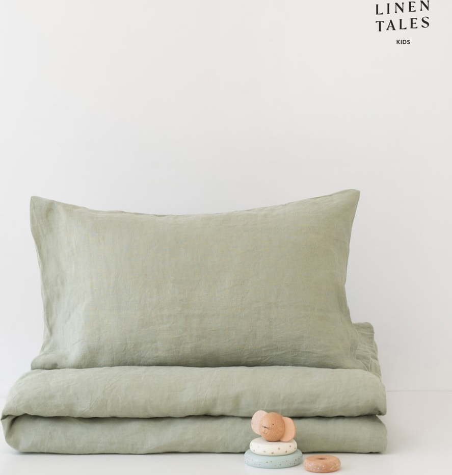 Lněné dětské povlečení na jednolůžko 140x200 cm – Linen Tales Linen Tales