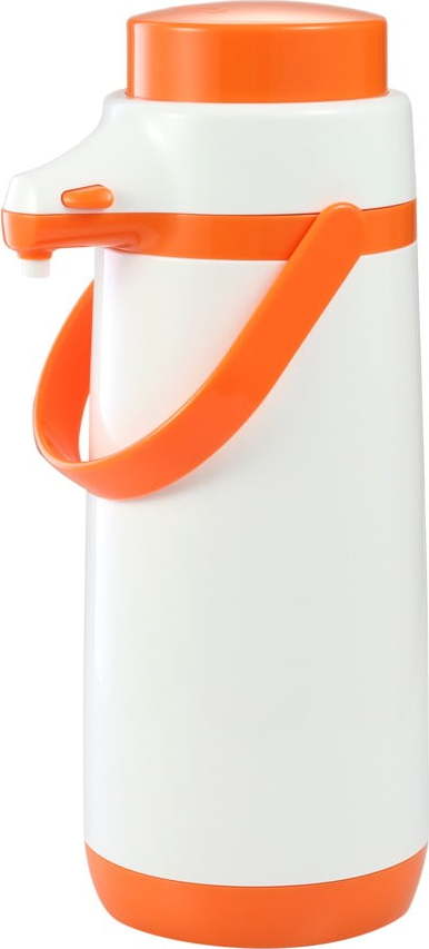 Oranžová termoska s pumpičkou 1.7 l Family Colori – Tescoma Tescoma