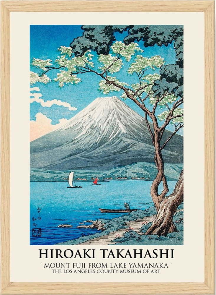 Plakát v rámu 55x75 cm Hiroaki Takahashi – Wallity Wallity