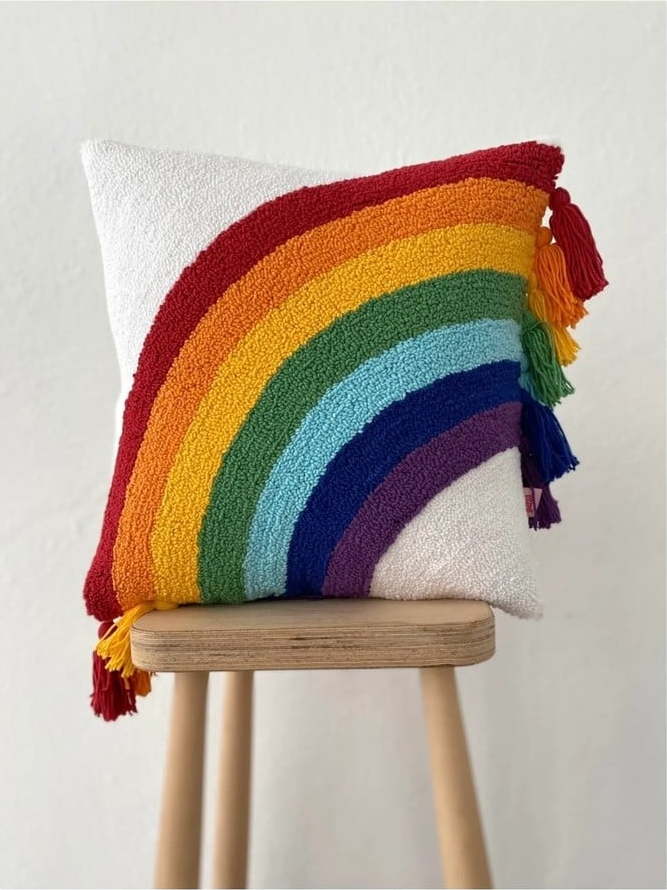 Povlak na polštář 40x40 cm Pinch Rainbow – Oyo home Oyo home