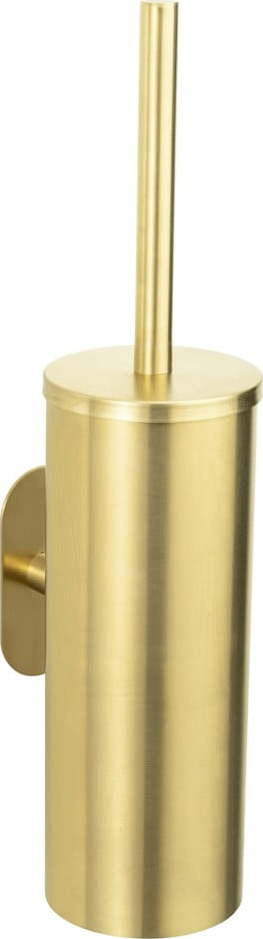 Samodržící WC štětka z nerezové oceli ve zlaté barvě Orea Gold – Wenko WENKO