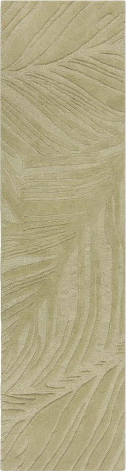 Zelený vlněný koberec běhoun 60x230 cm Lino Leaf – Flair Rugs Flair Rugs