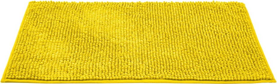 Žlutá textilní koupelnová předložka 50x80 cm Chenille – Allstar Allstar