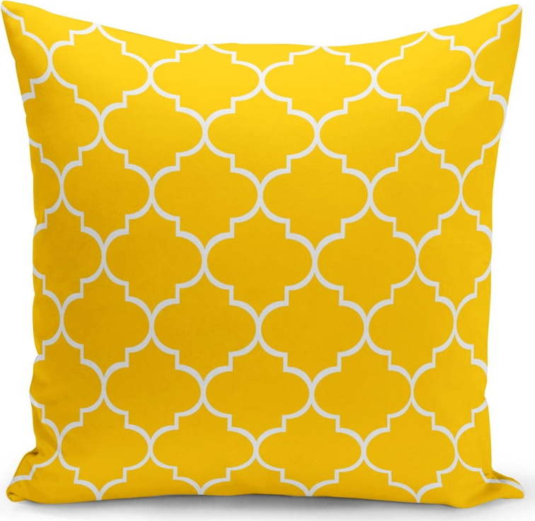 Žlutý dekorativní polštář Kate Louise Jane