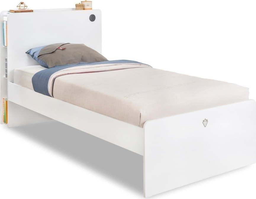 Bílá jednolůžková postel 120x200 cm – Kalune Design Kalune Design