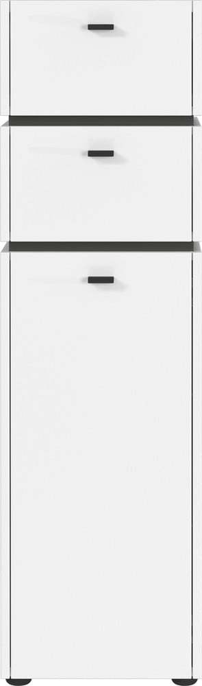 Bílá vysoká koupelnová skříňka 34x117 cm Modesto – Germania Germania