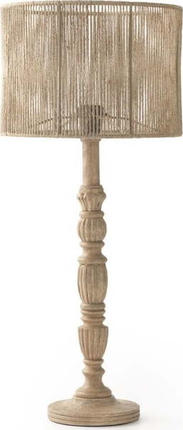 Bílá/přírodní stolní lampa (výška 68 cm) – Geese Geese
