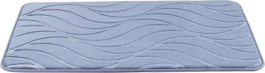 Modrá koupelnová předložka z paměťové pěny 50x80 cm Tropic – Wenko WENKO
