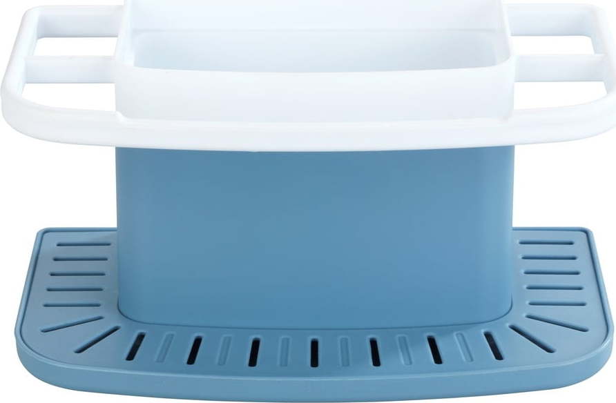 Modrý stojánek na mycí potřeby Wenko Cosmo WENKO