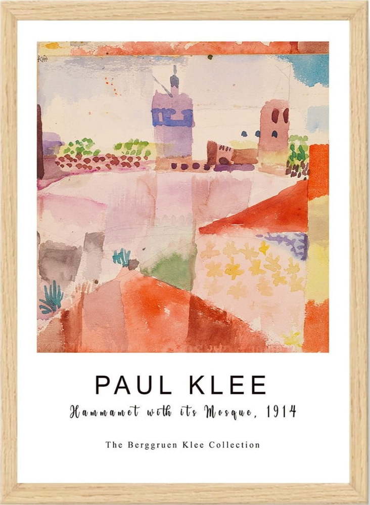 Plakát v rámu 35x45 cm Paul Klee – Wallity Wallity