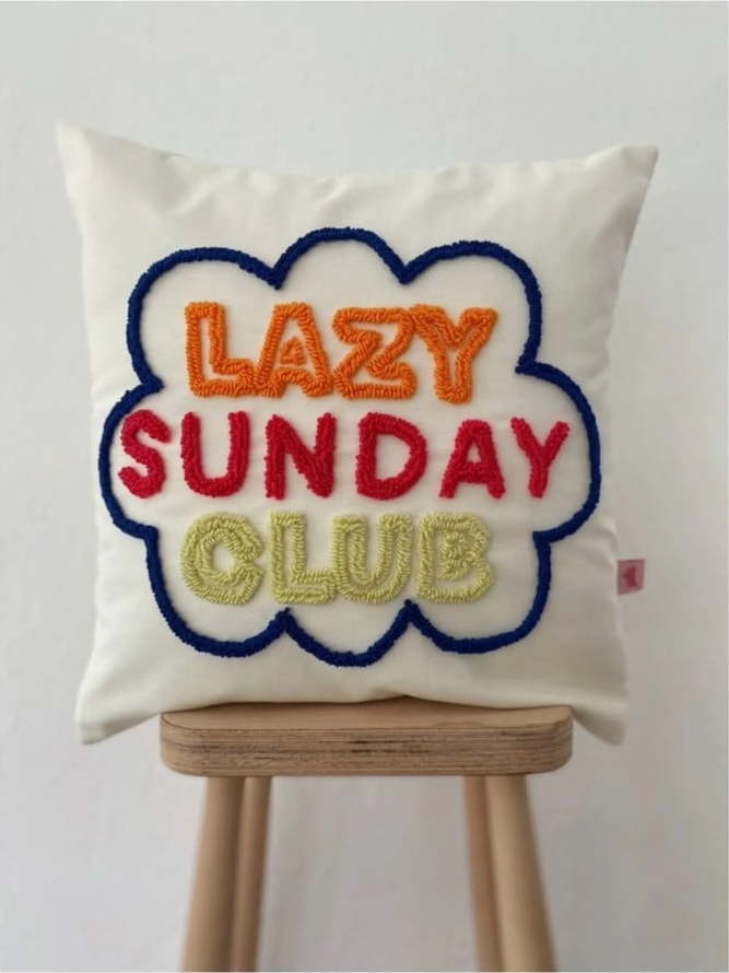 Povlak na polštář 45x45 cm Lazy Sunday CLub – Oyo home Oyo home