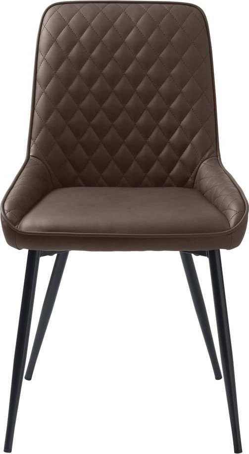 Tmavě hnědá jídelní židle Milton – Unique Furniture Unique Furniture