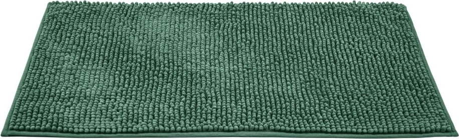 Tmavě zelená textilní koupelnová předložka 50x80 cm Chenille – Allstar Allstar