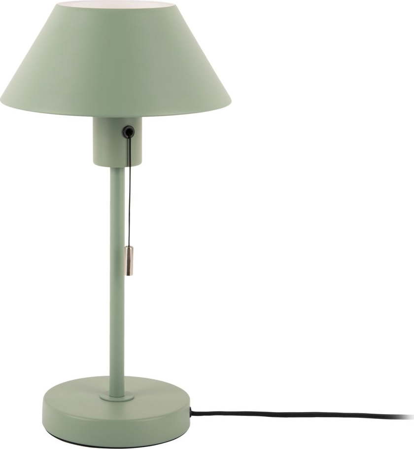 Zelená stolní lampa s kovovým stínidlem (výška 36 cm) Office Retro – Leitmotiv Leitmotiv