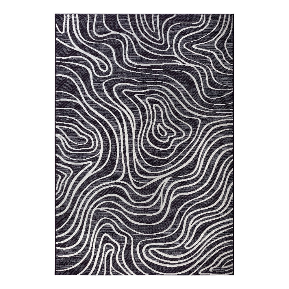 Antracitový venkovní koberec 77x150 cm – Elle Decoration Elle Decoration