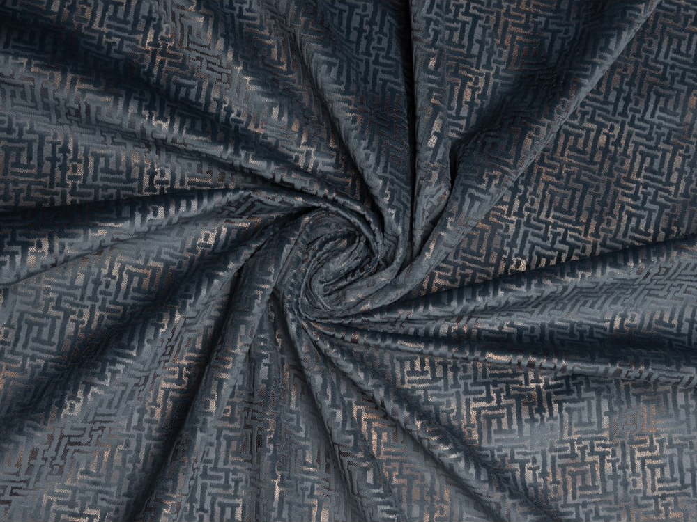 Antracitový zatemňovací závěs 140x260 cm Terra – Mendola Fabrics Mendola Fabrics
