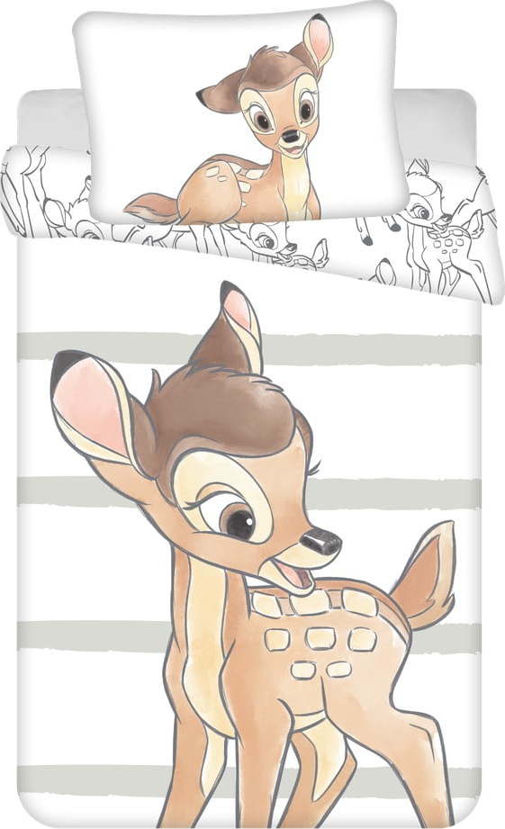 Bavlněné dětské povlečení do postýlky 100x135 cm Bambi – Jerry Fabrics Jerry Fabrics
