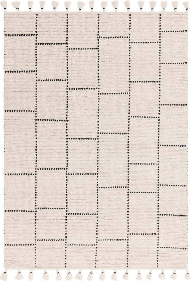 Béžový vlněný koberec 290x200 cm Nepal - Asiatic Carpets Asiatic Carpets
