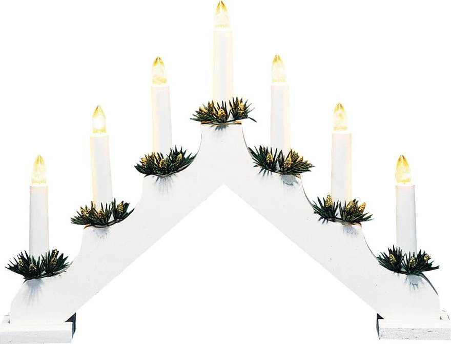Bílá světelná dekorace s vánočním motivem Ola – Markslöjd Markslöjd