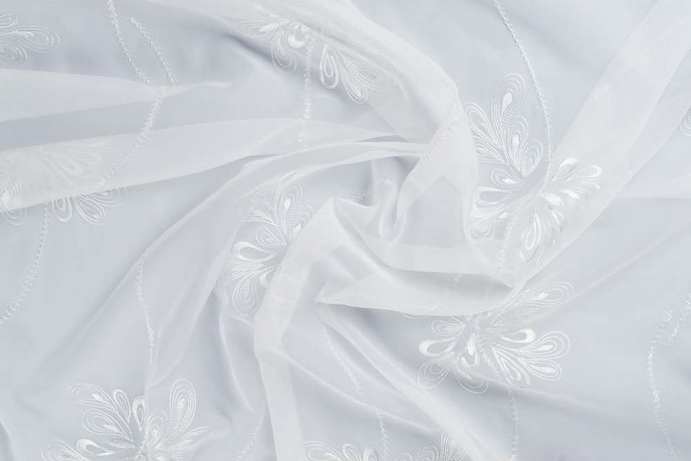 Bílá záclona 600x245 cm Snow – Mendola Fabrics Mendola Fabrics