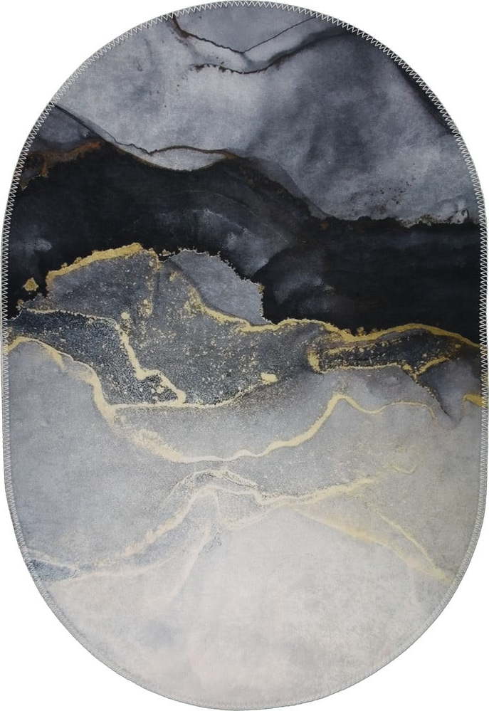 Černo-bílý pratelný koberec 120x180 cm – Vitaus Vitaus