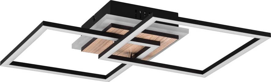 Černo-hnědé LED stmívatelné stropní svítidlo 28x57 cm Giro – Trio TRIO