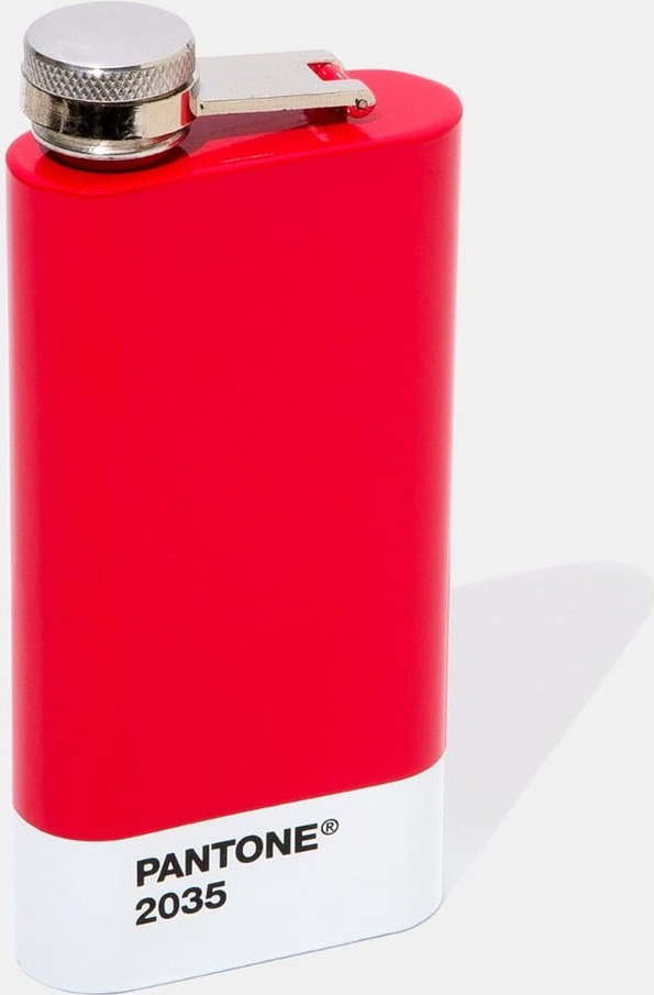 Červená nerezová placatka 150 ml Red 2035 – Pantone Pantone