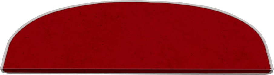 Červené nášlapy na schody v sadě 16 ks 20x65 cm Plain Color – Vitaus Vitaus