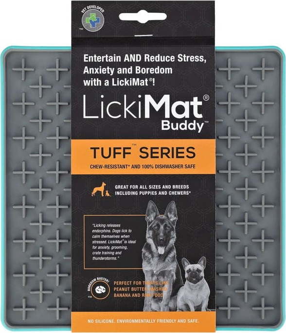 Lízací podložka Buddy Tuff Turquoise – LickiMat LickiMat