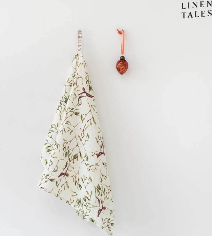 Lněná utěrka s vánočním motivem 45x65 cm – Linen Tales Linen Tales