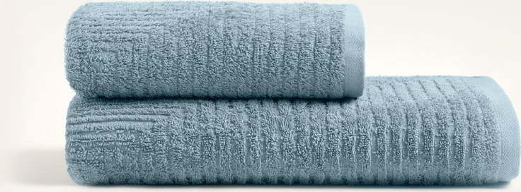 Modré bavlněné ručníky a osušky v sadě 2 ks - Foutastic Foutastic
