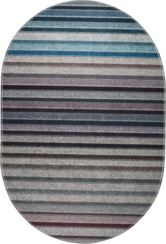 Modro-šedý pratelný koberec 80x120 cm – Vitaus Vitaus