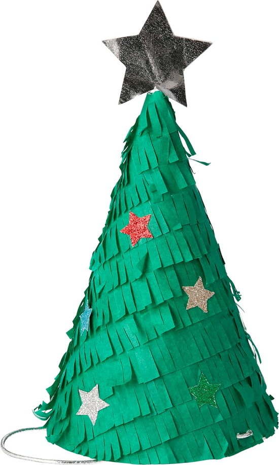 Párty čepičky v sadě 6 ks Christmas Tree – Meri Meri Meri Meri