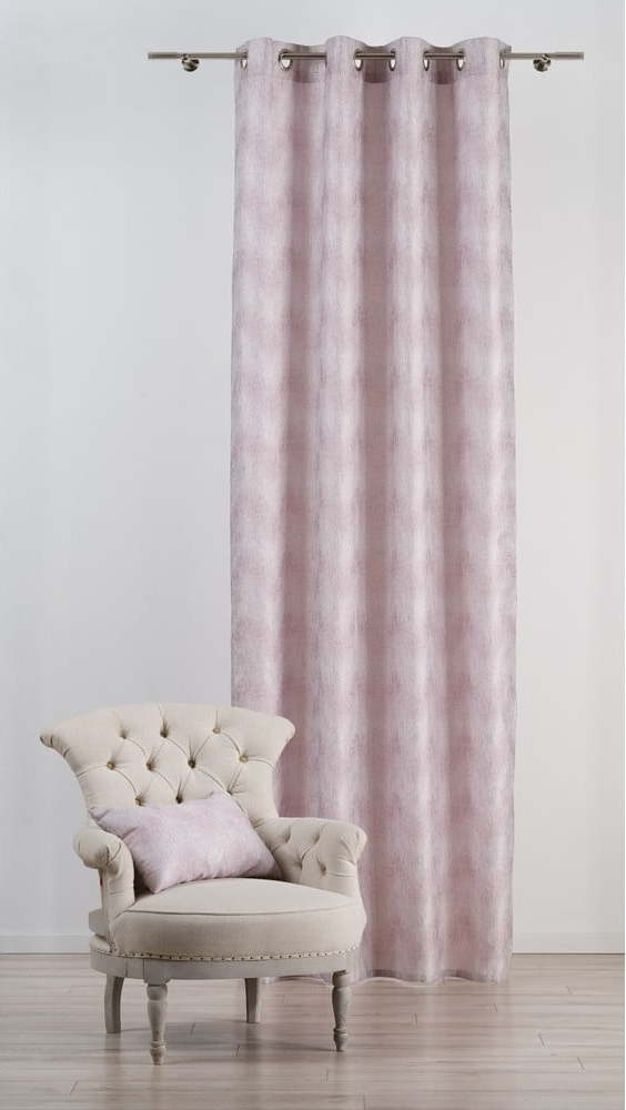 Růžový závěs 135x260 cm Durante – Mendola Fabrics Mendola Fabrics