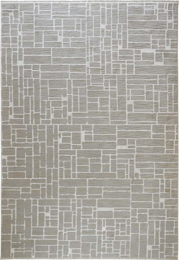 Šedo-béžový koberec 133x195 cm Jaipur – Webtappeti Webtappeti